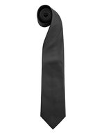 Premier Workwear Moderne Polyester Krawatte – Black (ca. Pantone Black C)