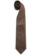 Premier Workwear Moderne Polyester Krawatte – Brown (ca. Pantone 476C)