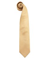 Premier Workwear Moderne Polyester Krawatte 144 x 10 cm, Black (ca. Pantone Black C) 144 x 10 cm, PW765 – Gold (ca. Pantone 7499C)