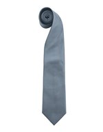 Premier Workwear Moderne Polyester Krawatte 144 x 10 cm, Black (ca. Pantone Black C) 144 x 10 cm, PW765 – Grey (ca. Pantone 431C)