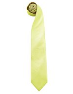 Premier Workwear Moderne Polyester Krawatte 144 x 10 cm, Black (ca. Pantone Black C) 144 x 10 cm, PW765 – Lime (ca. Pantone 617C)