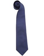 Premier Workwear Moderne Polyester Krawatte 144 x 10 cm, Black (ca. Pantone Black C) 144 x 10 cm, PW765 – Navy (ca. Pantone 533C)
