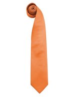 Premier Workwear Moderne Polyester Krawatte 144 x 10 cm, Black (ca. Pantone Black C) 144 x 10 cm, PW765 – Orange (ca. Pantone 1495C)