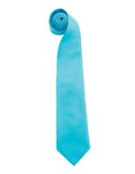 Premier Workwear Moderne Polyester Krawatte 144 x 10 cm, Black (ca. Pantone Black C) 144 x 10 cm, PW765 – Turquoise (ca. Pantone 7710C)