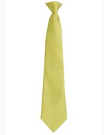 Premier Workwear Fashion Clip Krawatte in Trendfarben, Black (ca. Pantone Black C) 47 x 10 cm, PW785 – Lime (ca. Pantone 617C)