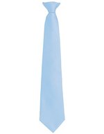 Premier Workwear Fashion Clip Krawatte in Trendfarben, Black (ca. Pantone Black C) 47 x 10 cm, PW785 – Midblue (ca. Pantone 657C)