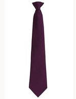 Premier Workwear Fashion Clip Krawatte in Trendfarben, Black (ca. Pantone Black C) 47 x 10 cm, PW785 – Viola (ca. Pantone 518C)