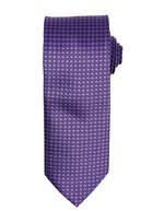 Premier Workwear Hahnentrittmuster Krawatte, 100% Polyester – Purple