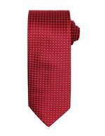 Premier Workwear Hahnentrittmuster Krawatte, 100% Polyester – Red