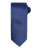 Premier Workwear Hahnentrittmuster Krawatte, 100% Polyester – Royal (ca. Pantone 7686C)