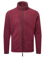Premier Workwear Fleecejacke Artisan mit Reißverschluss für Herren, Black (ca. Pantone Black C)/Black (ca. Pantone Black C) S, PW823 – Bordeaux (ca. Pantone 209C)/Marron (ca. Pantone 4975C)