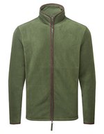 Premier Workwear Fleecejacke Artisan mit Reißverschluss für Herren, Black (ca. Pantone Black C)/Black (ca. Pantone Black C) S, PW823 – Vert mousse (ca. Pantone 2410C)/Marron (ca. Pantone 4975C)