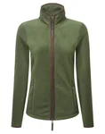Premier Workwear Fleecejacke mit Zwei-Wege-Reißverschluss, Black (ca. Pantone Black C)/Brown (ca. Pantone 4975C) 3XL, PW824 – Bild 3