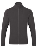Pile micro uomo 'Recyclight' con cerniera – Grigio scuro
