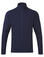 Pile micro uomo 'Recyclight' con cerniera – Blu navy