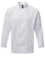 Kochjacke Coolchecker® mit Mandarin-Kragen – White