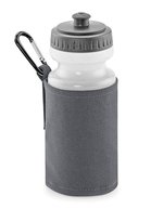 Quadra Wasserflasche mit Halter und Gürtelschlaufe, Black 7.5 x 7.5 x 20 cm, QD440 – Graphite Grey