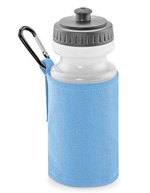 Quadra Wasserflasche mit Halter und Gürtelschlaufe, Black 7.5 x 7.5 x 20 cm, QD440 – Sky Blue