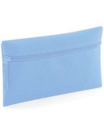 Quadra Stiftetui aus 600D Polyester, Black 21 x 14 cm, QD442 – Bleu ciel