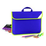 Quadra Enhanced-Viz Book Bag Bottle Green 38 x 28 cm (QD452), QD452 – Bild 3