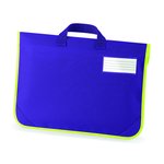 Quadra Enhanced-Viz Book Bag Bottle Green 38 x 28 cm (QD452), QD452 – Bild 4
