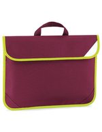Quadra Enhanced-Viz Book Bag Bottle Green 38 x 28 cm (QD452) – Burgundy