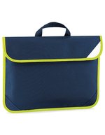 Quadra Enhanced-Viz Book Bag Bottle Green 38 x 28 cm (QD452) – French Navy