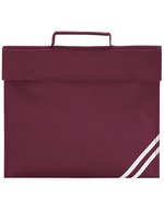 Quadra Klassische Dokumententasche mit Sichtschutz – Burgundy