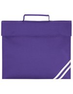 Quadra Klassische Dokumententasche mit Sichtschutz, Black 36 x 30 cm, QD456 – Purple