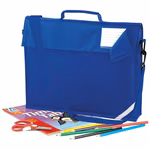 Quadra Junior Book Bag with Shoulder Strap, Bright Red 37 x 30 x 6 cm, QD457 – image 3