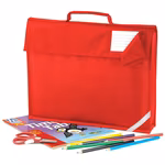 Quadra Junior Book Bag mit Reflektorelement, Black 37 x 30 x 6 cm, QD51 – Bild 3