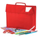 Quadra Junior Book Bag mit Reflektorelement, Black 37 x 30 x 6 cm, QD51 – Bild 3