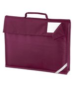 Quadra Junior Book Bag mit Reflektorelement – Burgundy