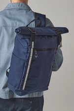 Quadra Urban Commute Rucksack mit Rollverschluss, Black 28 x 46 x 14 cm, QD552 – Bild 1