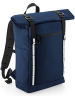 Quadra Urban Commute Rucksack mit Rollverschluss, Black 28 x 46 x 14 cm, QD552 – Navy