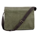 Quadra Vintage Canvas Umhängetasche 14L, Vintage Military Green 40 x 30 x 12 cm, QD610 – Bild 3