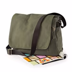 Quadra Vintage Canvas Shoulder Bag 14L, Vintage Military Green 40 x 30 x 12 cm, QD610 – image 5