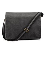 Quadra Vintage Canvas Umhängetasche 14L – Vintage Black
