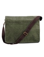 Quadra Vintage Canvas Umhängetasche 14L – Vintage Military Green