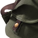 Quadra Vintage Canvas Rucksack mit Kordelzug, Sahara 30 x 36 x 16 cm, QD612 – Bild 8