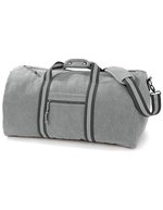 Quadra Vintage Canvas Weekender mit Schultergurt, Sahara 58 x 30 x 30 cm, QD613 – Vintage Gris clair