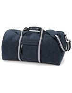 Quadra Vintage Canvas Weekender mit Schultergurt, Sahara 58 x 30 x 30 cm, QD613 – Vintage Oxford Marine