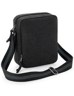 Quadra Vintage Canvas Mini Reporter Umhängetasche – Vintage Black