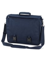 Quadra Portfolio Umhängetasche mit Organizer-Sektion – French Navy