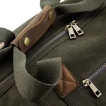 Quadra Sac de voyage en toile cirée avec détails en cuir, Black 48 x 26 x 24 cm, QD650 – image 5