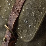 Quadra Heritage Waxed Canvas Messenger Tasche, Desert Sand 34 x 26 x 12 cm, QD653 – Bild 4