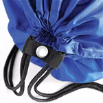 Quadra Wasserabweisender Gymsac mit Reißverschluss, Black 40 x 49 cm, QD71 – Bild 4