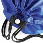 Quadra Wasserabweisender Gymsac mit Reißverschluss, Black 40 x 49 cm, QD71 – Bild 4