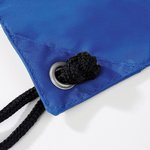 Quadra Wasserabweisender Gymsac mit Reißverschluss, Black 40 x 49 cm, QD71 – Bild 5