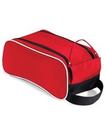 Quadra Teamwear Schuhtasche 420D Polyester, Black 35 x 16 x 18 cm, QD76 – Classic Red/Black/White